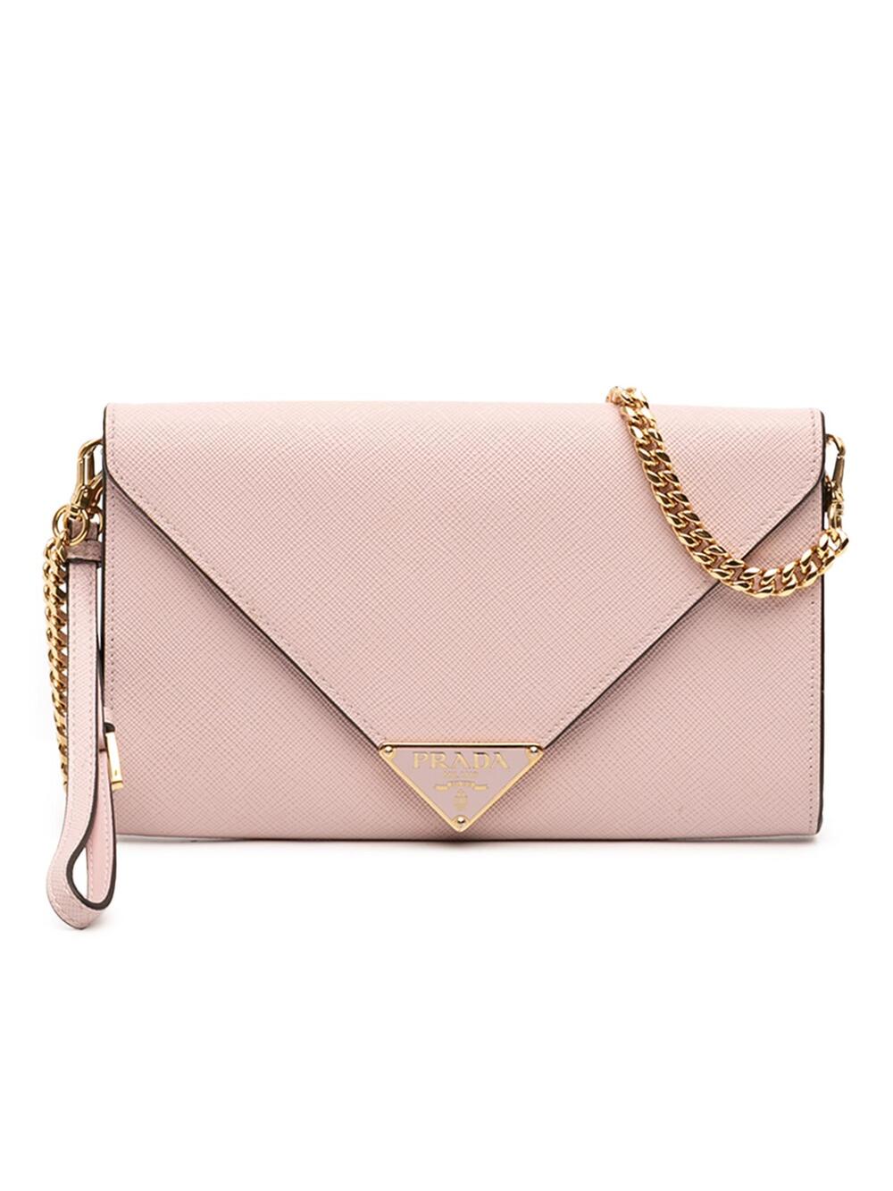 Prada Saffiano Envelope Chain Clutch #362676P62B